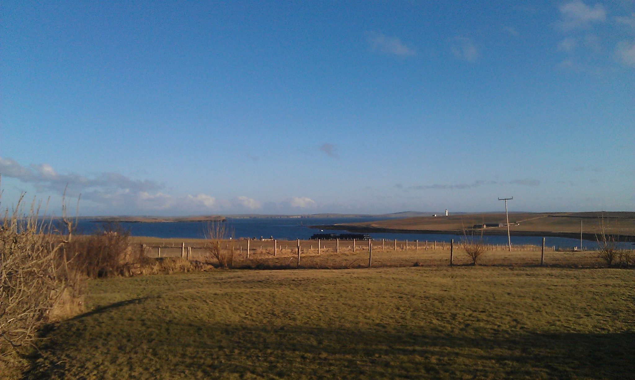 Winter in Orkney at Old Hall Cottage Self Catering Cottage Orkney